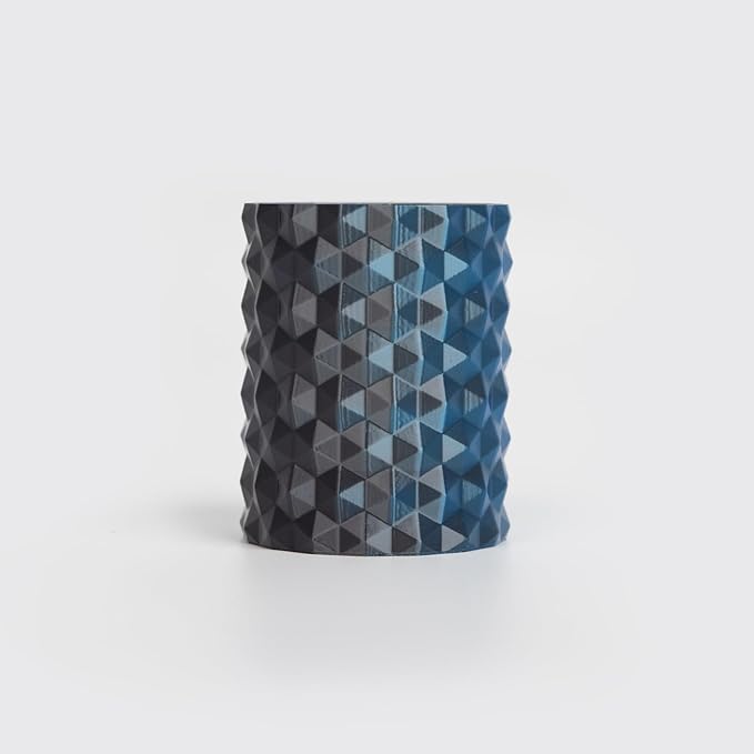 R3D Dual Color Silk PLA Filament, Co-Extrusion 3D Printer Filament 1.75mm, 30-370 mm/s High Speed PLA, Dimensional Accuracy +/- 0.02 mm, 1KG Plastic Spool (Silk Black-Blue) - Image 2