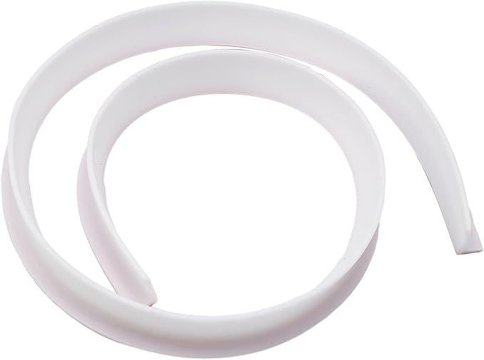 Shower Water Retention Strip - Silicone Multi-Color Water Containment - Fits Various Shower Areas for Bathroom Use(White 100cm) - Image 3