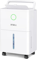 KNKA 1600 sq.ft Dehumidifier for Basement, 21 Pint Dehumidifiers for Home with Drain Hose, Continuous Drainage, Washable Filter, Intelligent Humidistat for Bedroom, Bathroom, Large Room by KNKA