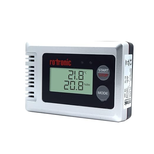 Temperature & Humidity Data Logger (Range: -30℃ to 70℃ & 0 to 100% RH)/ Thermocouple Data Logger/Thermal Mapping Logger/Temperature Recorder – Up to 32,000 Data Points; Model: HygroLog HL‑1D - Image 3