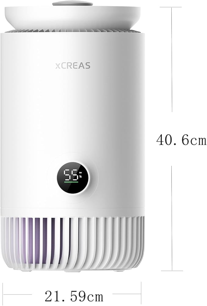 Enhanced Humidifier and Air Purifier in One, 0.8 Gal Top-Fill Tank, 23dB Ultra-Quiet Mist-Free Design (2-in-1 Air Purifier & Humidifier) - Image 8