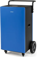 COSTWAY 215 Pint Commercial Dehumidifier, 8,000 Sq.Ft Industrial Dehumidifier with Drain Hose, 24H Timer & 4 Wheels, Ideal for Basement, Warehouse, Job Sites, Water Damage Restoration by COSTWAY