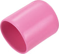uxcell 20pcs Rubber End Caps 20mm ID Vinyl PVC Round Tube Bolt Cap Cover Screw Thread Protectors Pink by uxcell