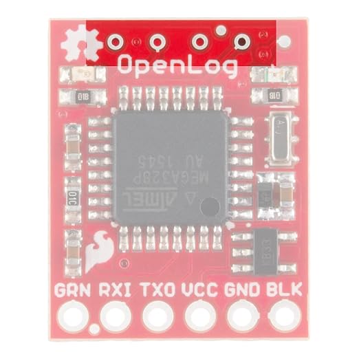 SparkFun OpenLog Open-source data logger works over a simple serial connection Supports microSD FAT16/32 cards up to 32GB Configurable baud rates up to 115200bps Preprogrammed ATmega328 and bootloader - Image 8