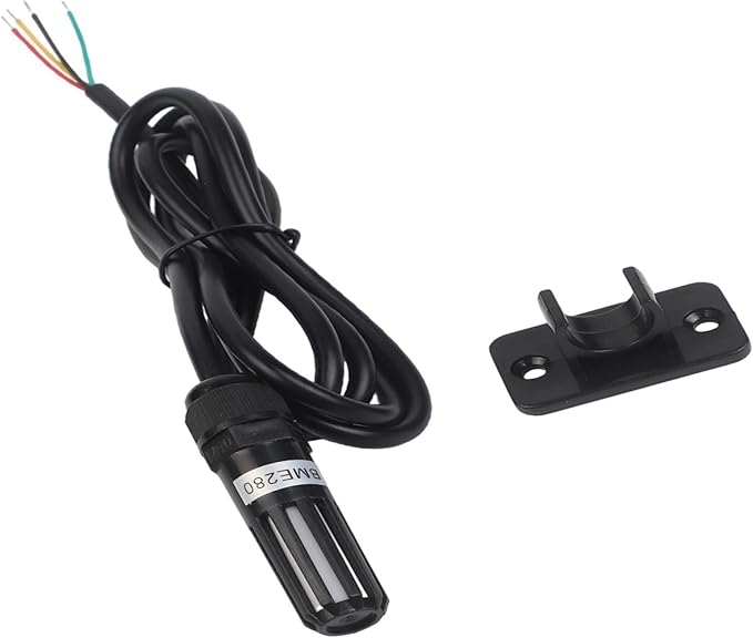 Temperature, Humidity and Pressure Sensor For BME280 I2C Module for Environmental Monitoring, HVAC, Automotive Applications, Stainless Steel Housing(For BME280) by JurwheeR
