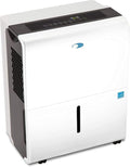 Whynter Energy Star RPD-506EWP 50 Pint High Capacity Portable Dehumidifier with Pump up to 4000 sq ft, White w/Black sides by Whynter