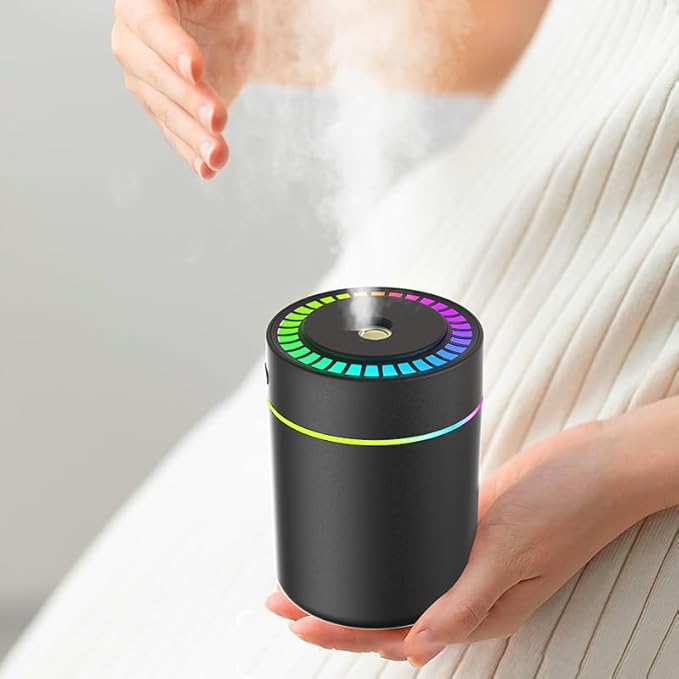 180ml Portable Small Humidifier with Colorful LED Night Light, USB Personal Desktop Humidifier for Car Home Office Travel, Auto Shut-Off, 2 Mist Modes, Super Quiet - Image 8