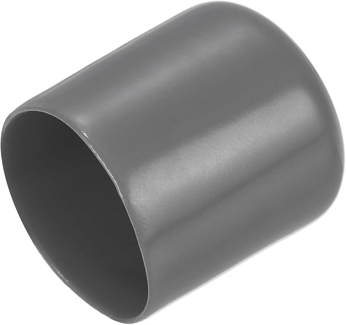 uxcell 20pcs Rubber End Caps 23mm ID Vinyl PVC Round Tube Bolt Cap Cover Screw Thread Protectors Dark Grey by uxcell