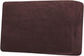 H.VERSAILTEX Velvet Stretch Individual Couch Cushion Cover Plush Slipcover for Loveseat Sofa Furniture Protector Seat Cover (1 Piece Loveseat Cushion Cover, Brown) by HVERSAILTEX