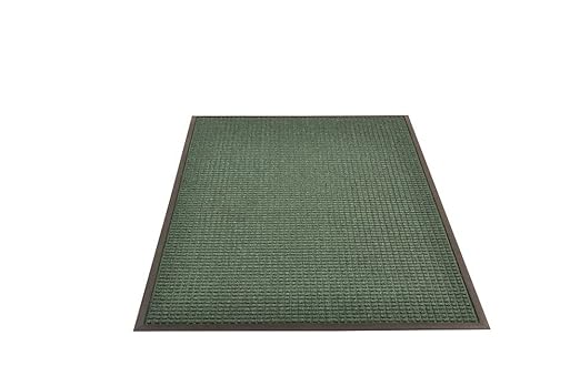 NoTrax 2'x3' Guzzler Commercial-Grade Entrance Mat, Dirt and Moisture Control, Rubber-Backed, Indoor/Outdoor, Hunter Green, 166 - Image 4