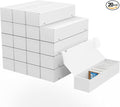 Trading Card Storage Box, 20-Pack 1100 Count White Corrugated Cardboard Bulk Sports Storage Box for TCG/Magic/Mtg Basketball Cards, Collectible Trading Cards by XRACV