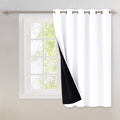 NICETOWN Full Shading Curtains for Patio Door, Super Heavy-Duty Thermal Backing Sliding Glass Door Drape, Privacy Assured Window Treatment(1 Panel, 70 inches W x 63 inches L, Pure White) by NICETOWN