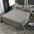 WenBags Lightweight Waterproof Flat Sheet 90 * 98 Inches King Size-Mattress Protector for Bed & Couch, Pet Hair Resistant Cover Ideal for Dogs & Cats, Perfect for Hotels & Hospitals(Gray) by WenBags