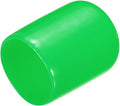 uxcell 20pcs Rubber End Caps 15mm ID Vinyl PVC Round Tube Bolt Cap Cover Screw Thread Protectors Green by uxcell