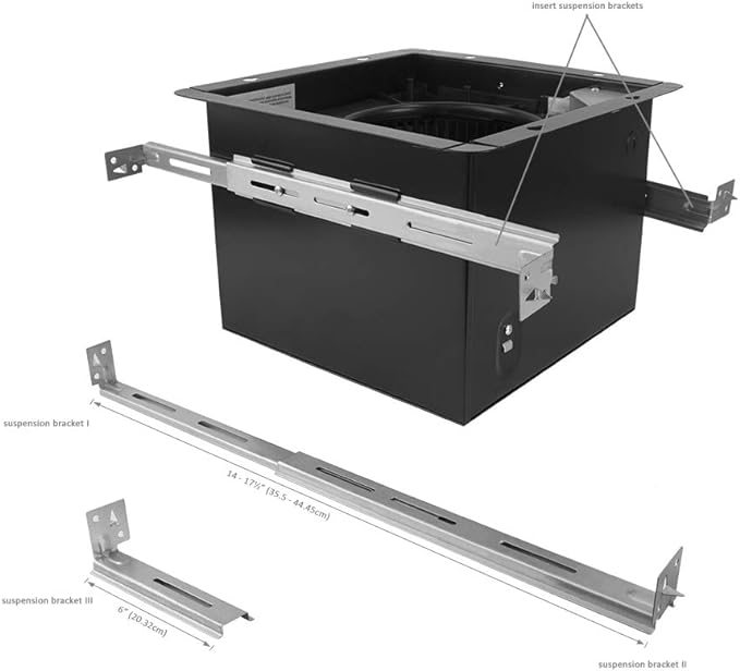 BV Bathroom Exhaust Fan 200CFM - 2.0 Sones, 6" Duct Collar, Rooms Up to 200 Sq. Ft.| Ventilation Fan, Stainless Steel - Ultra-Quiet & HVI 2100 - Image 4