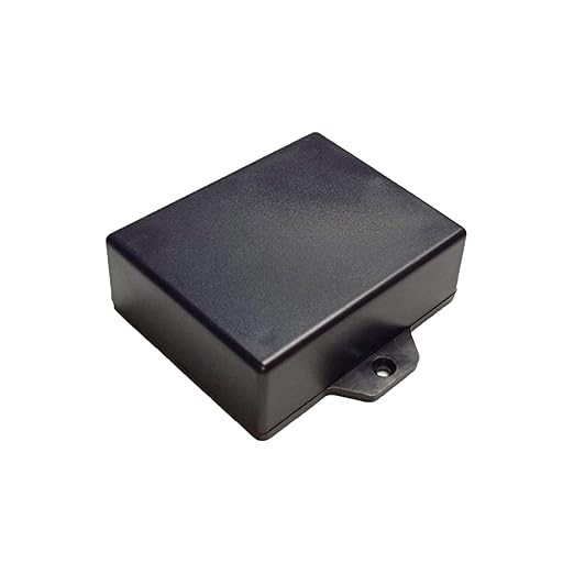 Fielect 2Pcs Project Box ABS Plastic Junction Box Universal Electrical Project Case Enclosure with Ear Black, 2.44 x 1.97 x 0.87 inch inch by Fielect