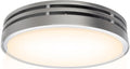 Akicon Bathroom Exhaust Fan with Light, 110CFM, 2.0 Sones for Ceiling, 1000lm Dimmable LED Light and 150lm Nightlight Dual Color Bathroom Vent Fan for Home, Round, Sliver by Akicon