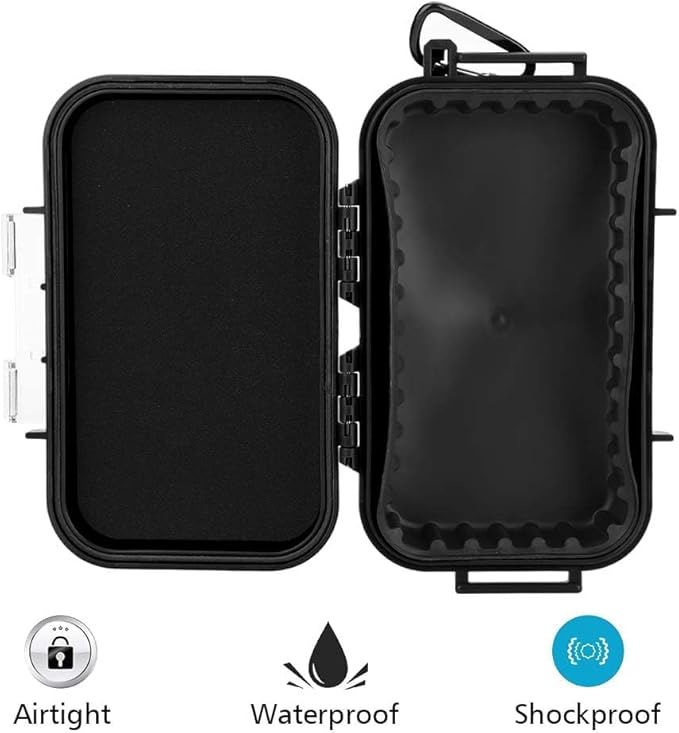 Dry Box Outdoor Waterproof Airtight Storage Case Hard Shell Wet Dry Box Carry Box Tackle Organization for Camping, Fishing - Image 3