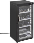 125LT Electronic Dry Cabinet for Camera, Lens & Electronics – Silent Dehumidifying Storage, Touchscreen Humidity Control (60‑35% RH), 4 Adjustable Shelves, LED Light, Lock, Energy Saving by Unknown