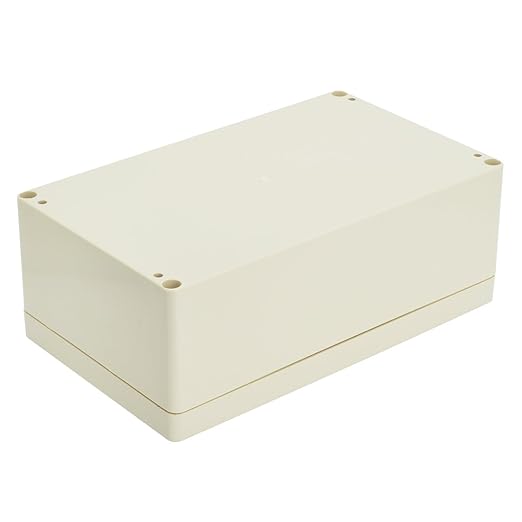 LeMotech Waterproof Dustproof IP65 ABS Plastic Junction Box Universal Electric Project Enclosure Pale Gray 7.9 x 4.7 x 2.95 inch (200 x 120 x 75 mm) - Image 3