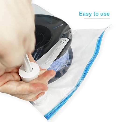 30PCS Filament Storage Bags, 3D Filament Vacuum Bags Kit with Hand Pump, Sealing Clips for 3D Printer Filament Storage, for Filament Dryer Box (13.4x11.8 inch) - Image 3