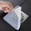 2 Pieces 8 x 8 Inch Silicone Tub Stopper Floor Drain Cover Sewer Anti-Odor Mat Deodorizing Drain Plugs for Kitchen, Bathroom and Laundry by DIFENLUN
