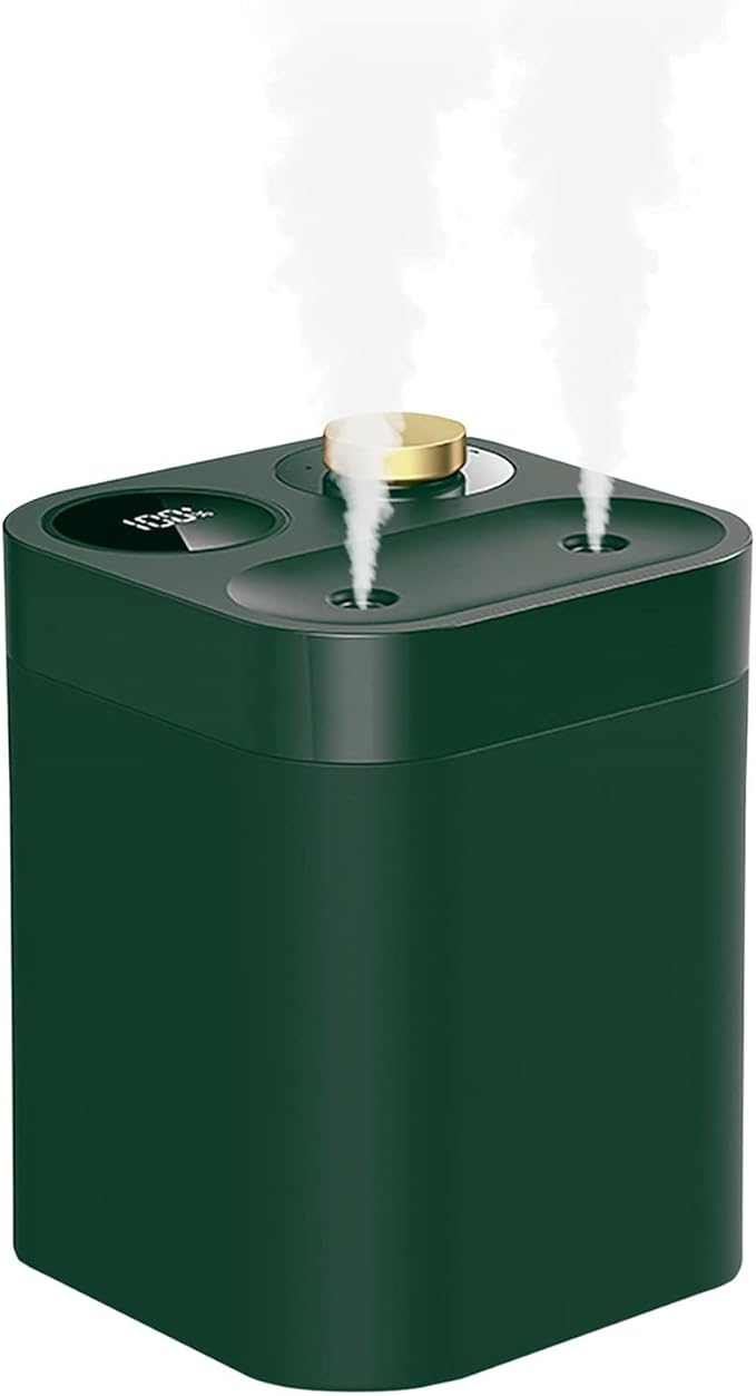 Portable Cordless Plant Humidifier 800ml Orfonbi, Battery Operated Small Cool Mist Humidifiers for up to 8 Hours, 28db Quiet, USB Rechargeable Mini Humidifier for Baby, Bedroom, Home, Office Green by Orfonbi