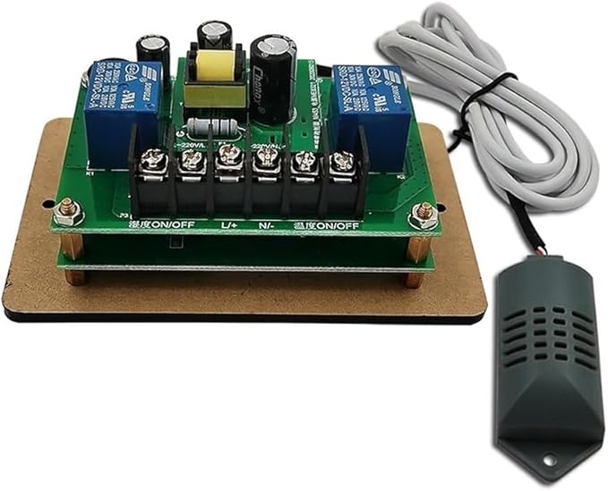 HW-M453 Digital Temperature Humidity Controller, Dual Output Relay For Heating Cooling, 12–24V DC 220V AC, -20 To 60°C, 0–100% RH Range, Panel Mount For Environmental Control(HW453-12V) - Image 3