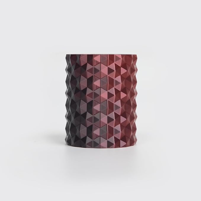 R3D Dual Color Silk PLA Filament, Co-Extrusion 3D Printer Filament 1.75mm, 30-370 mm/s High Speed PLA, Dimensional Accuracy +/- 0.02 mm, 1KG Plastic Spool (Silk Black-Red) - Image 2