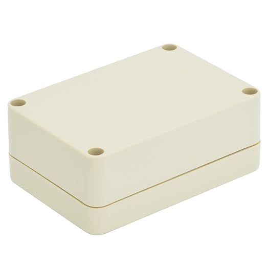 LeMotech Waterproof Dustproof IP65 ABS Plastic Junction Box Universal Electric Project Enclosure Pale Gray 3.3 x 2.3 x 1.3 inch (83 x 58 x 33 mm) - Image 3