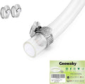Clear Vinyl Tubing - 3/4" ID 1" OD, 10 Ft, 30PSI - Flexible, Lightweight, Oil Resistant Hybrid Multipurpose Industrial Vinyl Hose by ProfessionalBrand
