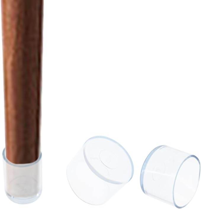 Round Chair Leg Caps,PVC Furniture Feet Covers,TTZEZE Transparent Round Floor Protectors,Clear Table Feet Covers Preventing Plastic Chair Leg Covers Scratches and Noise 38mm/1.5'', 12 - Image 6