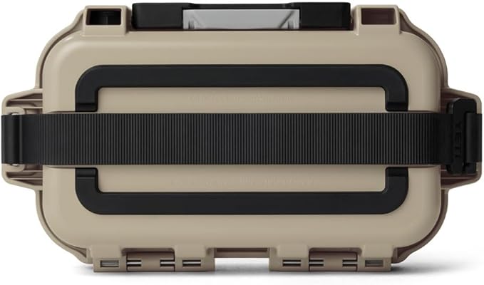 YETI LoadOut GoBox 1 Divided Waterproof Cargo Case, Dry Box, Camera Case, Fishing Tackle Box, Tan - Image 7