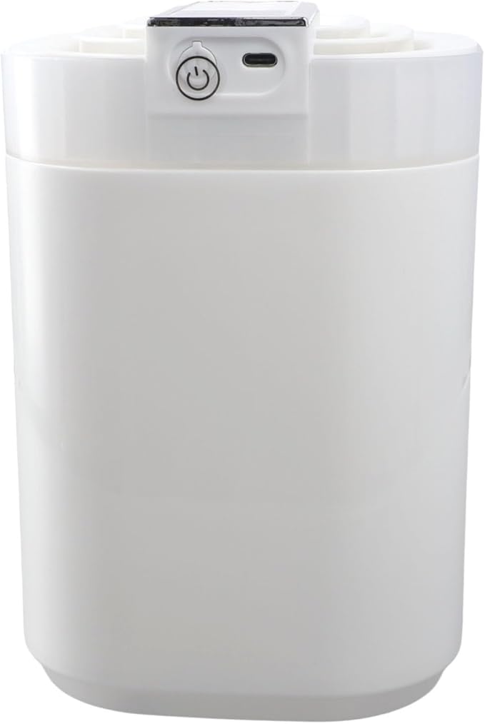 Silent Cool Mist Humidifier for Large Rooms and Offices, 3L for Ultra Quiet Humidifier with Triple Nozzle Design, Night Light, Automatic Shut-Off, USB Powered – White - Image 5