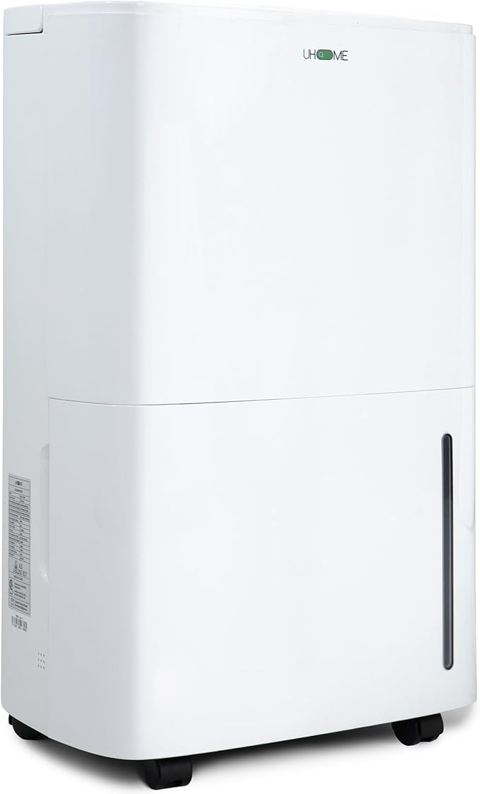 Uhome Dehumidifier 150 Pints with Pump for space up to 7000 Sq. Ft, for Home, Basements, Storages and Large Rooms with 1.85Gallon Water Tank by Unknown