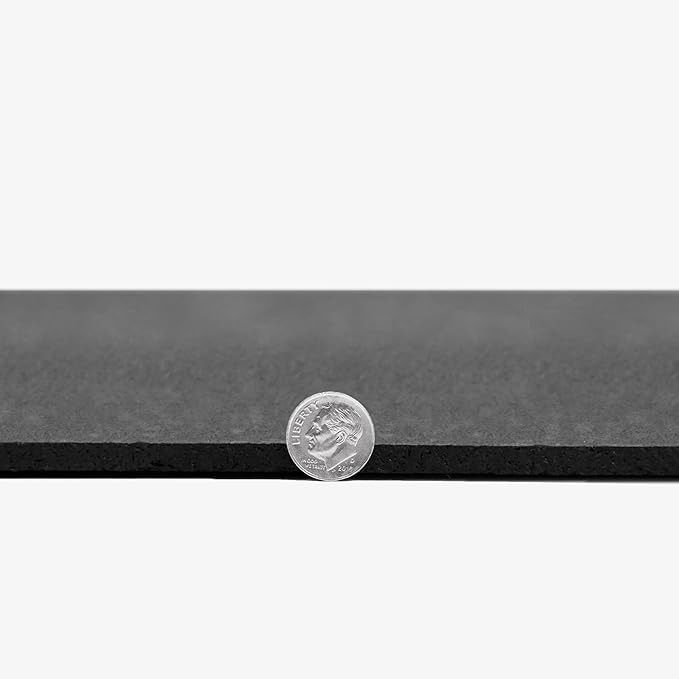 Flooring Inc's 1/4" Thick Tough Rubber Flooring Roll | Flexible Recycled Rubber Floor Mats for Home Gym | Heavy Duty Rubber Mat for Home Gyms, Sheds, Horse Stall Mat or Trailer - Image 7