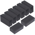 Zulkit 12Pcs Project Boxes ABS Plastic Electrical Project Case Power Junction Box Black 2.8 x 1.7 x 0.91 Inch (72 x 42 x 23mm) by Zulkit