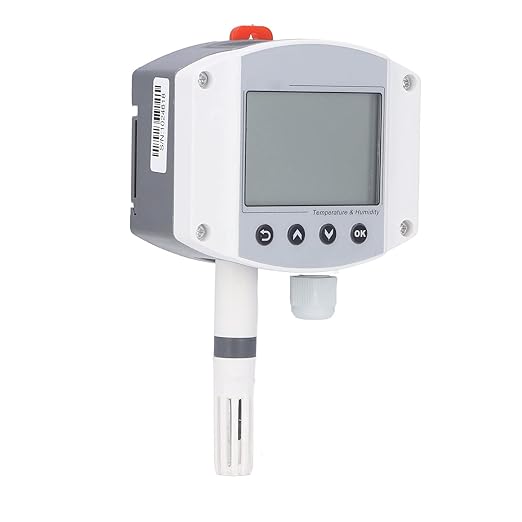 485 Temperature Humidity Transmitter High Accuracy LCD Display Temperature Humidity Sensor with Modbus RTU Protocol for Industrial Environmental Monitoring ABS Material 147x88x41mm - Image 8