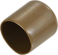 uxcell 20pcs Rubber End Caps 30mm(1 3/16") ID Vinyl PVC Round Tube Bolt Cap Cover Screw Thread Protectors Light Brown by uxcell