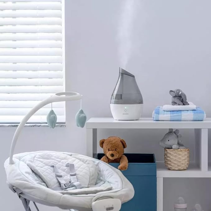 Bionaire - Ultrasonic Humidifier, Quiet, Efficient Cool Mist with Large Capacity Tank, Easy One-Button Operation (White, 64 oz) - Image 4