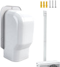 3'' Wall Entry Cover for Ac Lines, Mini Split Lineset Cover for Ductless Air Conditioners, Heat Pumps, White by Unknown