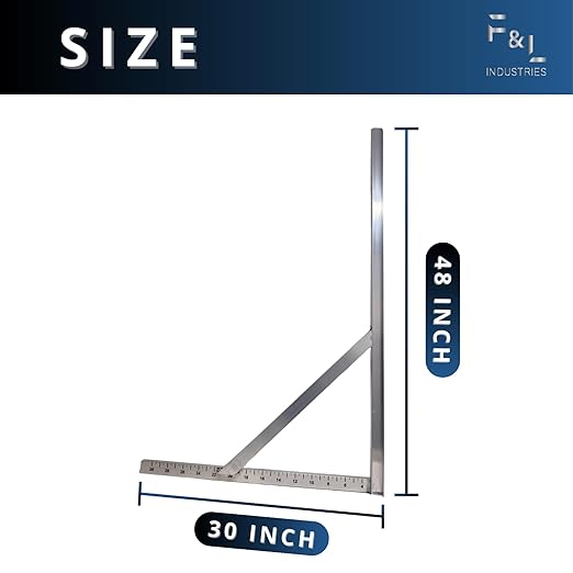 F&L Heavy-Duty Aluminum Square Duct Tool – Precision 90° Angle Cutting Guide for HVAC & Sheet Metal – Durable, Corrosion-Resistant & Perfect for Straight Cuts - Image 2