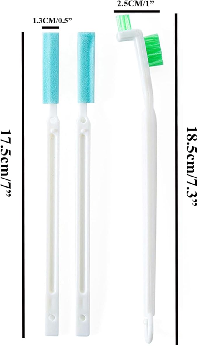 Coralpearl Bottle Cap Brush Mini with Little Flat Detail Scrubbers, Tiny Crevice Split Crack Cleaner for Cleaning Groove Gap Corner of Lids, Window Door Tracks, Grout, Small Parts, and Keyboard (1) - Image 2