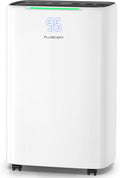 5000 Sq. Ft Dehumidifier for Basement, Max 52 Pints Dehumidifiers for Home & Large Room with Drain Hose, Manual & Auto Drainage, 4 Modes, Intelligent Humidity Control, 24H Timer, Auto Defrost by PLUSCENT