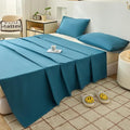 WenBags Lightweight Waterproof Flat Sheet 70 * 90 Inches Queen Size-Mattress Protector for Bed & Couch, Pet Hair Resistant Cover Ideal for Dogs & Cats, Perfect for Hotels & Hospitals(Blue) by WenBags