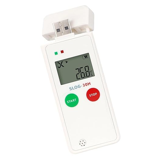 High Accuracy Temperature Humidity Data Logger with LCD Display Alarm Function for Warehouse Cold Chain - Image 5