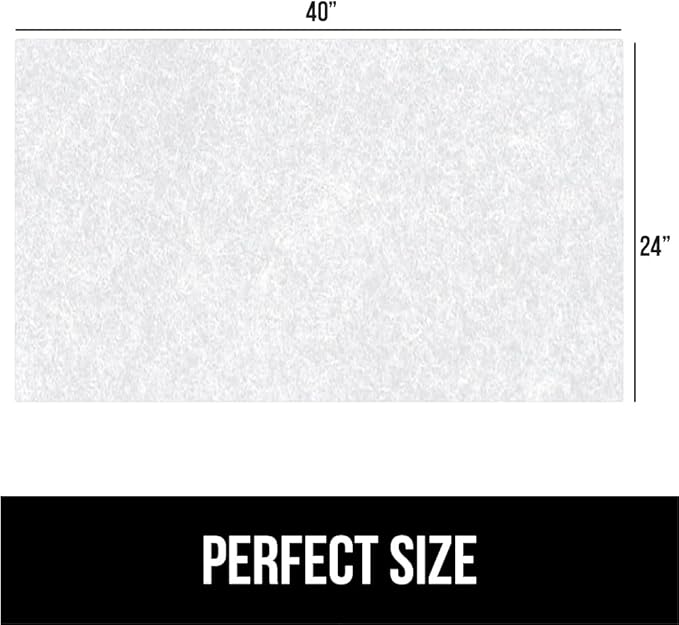 GORILLA GRIP LeakGuard Non-Adhesive Under Sink Mat for Kitchen Cabinet, 24x40, Waterproof Quick Dry Shelf Liner, Durable Absorbent Felt Mats for Bathroom Sinks, Cabinets, Dresser, Easy to Trim, White - Image 7