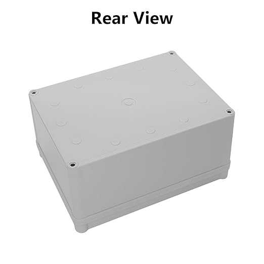 LeMotech IP67 Waterproof Junction Box ABS Plastic Project Box Dustproof Electrical Box Outdoor Enclosure for Electronics DIY Case Gray 7.9X 5.9X 3.9 inch (200x 150x 100 mm) - Image 5