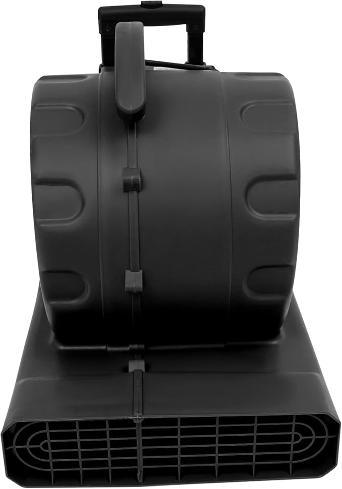 1HP Air Mover, 6-Hours Timer Carpet Dryer, Floor Drying Fan with 3 Speeds/3 Adjustable Angles/16.4 Ft Power Cord, 2300 CFM, Black - Image 5