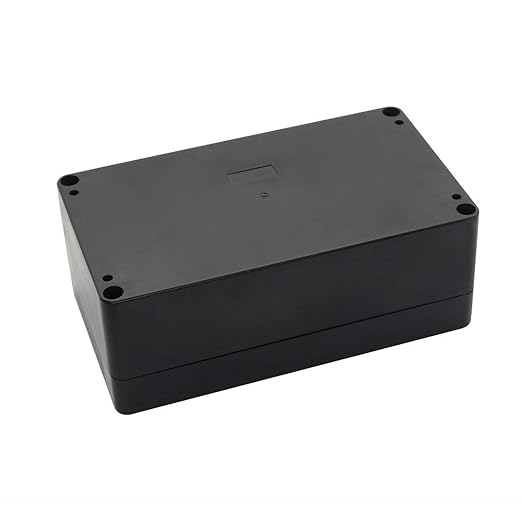 LeMotech Project Box ABS Plastic Junction Box IP65 Waterproof Electrical Boxes Universal Enclosure Black 6.2X 3.5X 2.4 inch (158x90x60mm)（Pack of 2） - Image 5